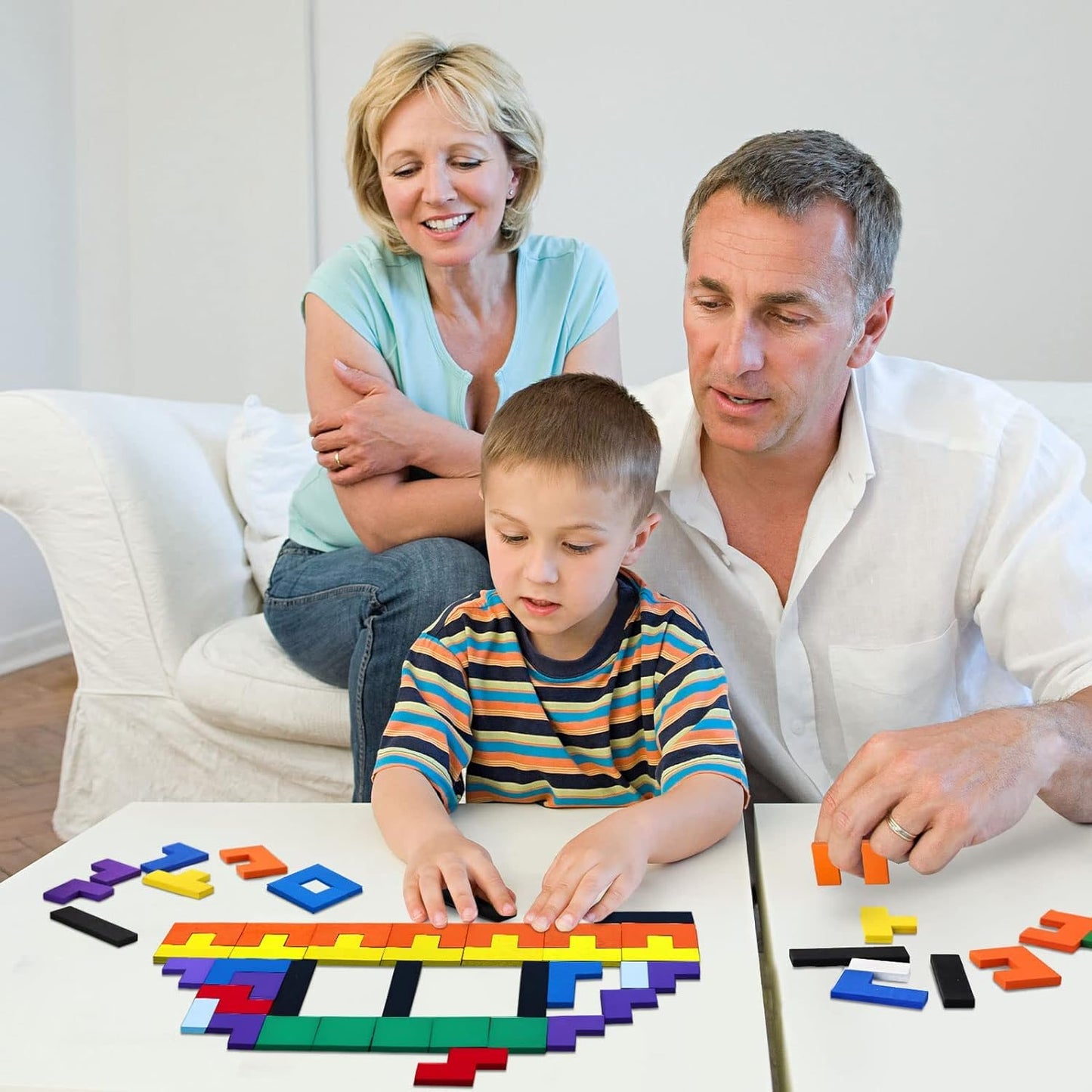 Niwlix Wooden Russian Blocks Puzzles for Kids Adults, Wood Intelligence Puzzle for Kids Ages 3-8,Wooden Kids Puzzles Brain Teasers Toy Educational Gift for 7-10 Years