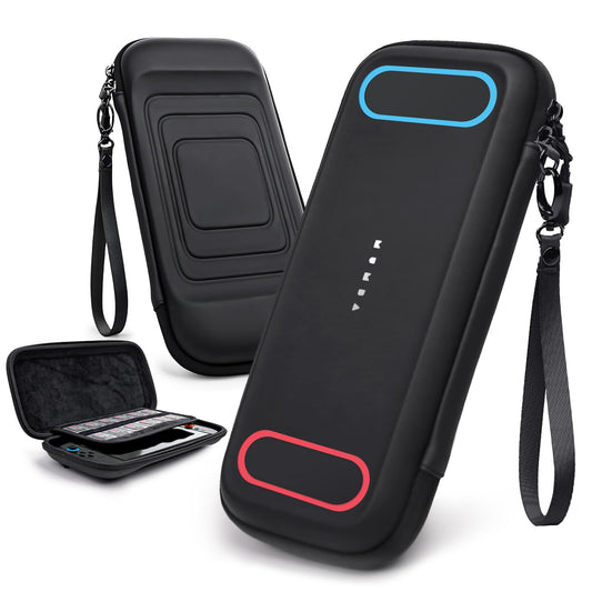 mumba Carrying Case for Nintendo Switch 2 2025, [Mini Version] Travel Case with 10 Game Cartridge Slot Portable Bag Protective Carry Handbag Pouch Shell Accessories [Portable & Lightweight]